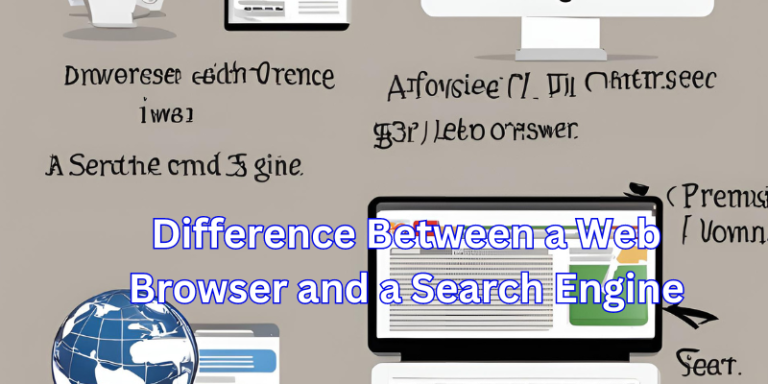 Difference Between a Web Browser and a Search Engine