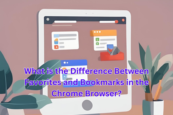 What is the Difference Between Favorites and Bookmarks in the Chrome Browser?